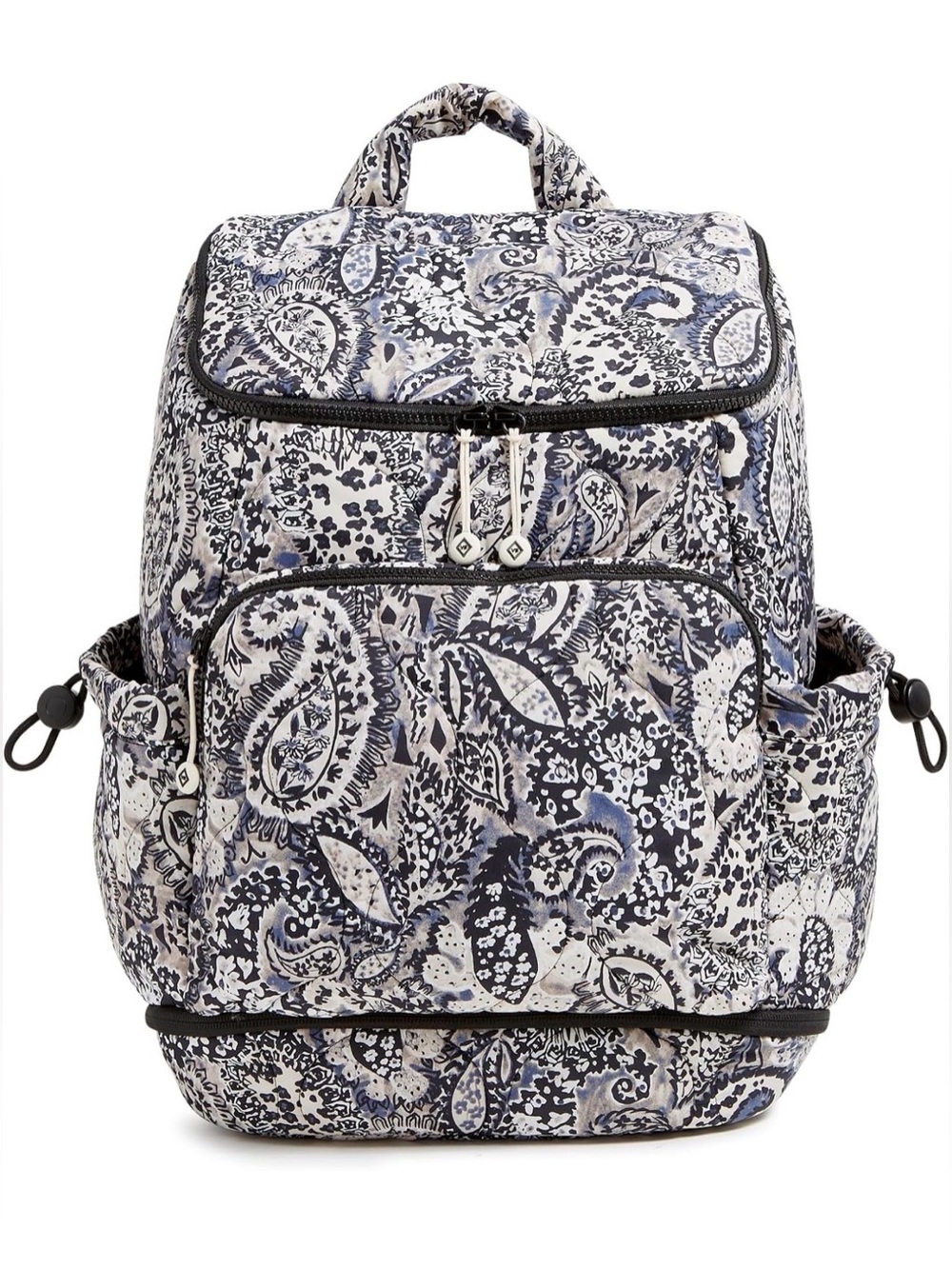 Vera Bradley Commuter Backpack Travel Bag, Stratford Paisley, One Size
